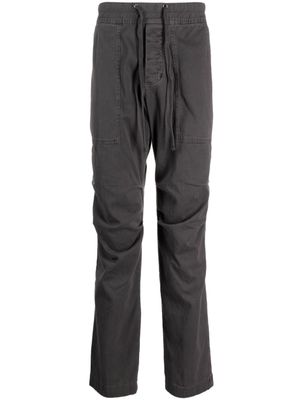 James Perse pantalon droit à lien de resserrage - Gris