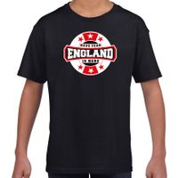 Have fear England / Engeland is here supporter shirt / kleding met sterren embleem zwart voor kids XL (158-164)  - - thumbnail