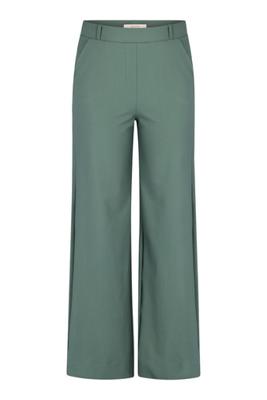 Lexie bonded trousers - dark sage green - 13543