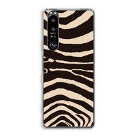 Arizona Zebra: Sony Xperia 1 III Transparant Hoesje
