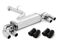 Remus uitlaat passend voor L+R Volkswagen Golf VII R (facelift 2017+) - Black Chrome 9565171500004698CBR