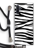 Zebra pattern: Samsung Galaxy Note 10 Plus Transparant Hoesje met koord Zebra pattern: Samsung Galaxy Note 10 Plus Transparant Hoesje met koord