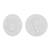 3 PC'S Baby Care Air Dry zachte klei baby hand en voet Inkpad (wit)