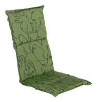 Hartman Tuinkussen 'Faces' Sling hoge rug, kleur Groen