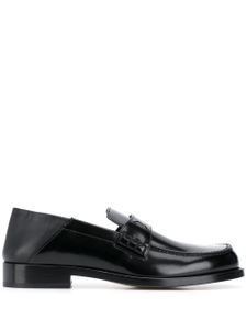 Maison Margiela mocassins Chain en cuir - Noir