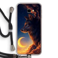 Night Guardian: Samsung Galaxy J4 Plus Transparant Hoesje met koord