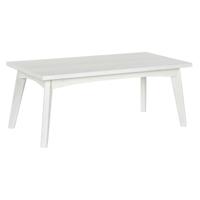 Hoofdtafel Home ESPRIT Wit Mangohout 115 x 55 x 45 cm