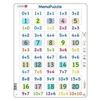 Selecta Larsen memopuzzel - optellen met cijfers van 0-20, 40st.