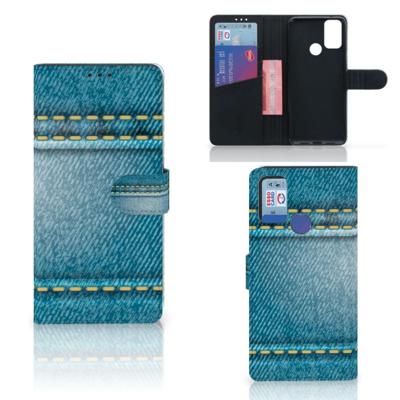 Alcatel 1S (2021) | Wallet Case | met Pasjes | Jeans