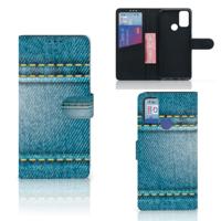 Alcatel 1S (2021) | Wallet Case | met Pasjes | Jeans