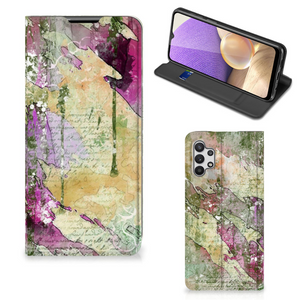 Bookcase Samsung Galaxy A32 5G Letter Painting