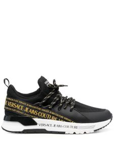 Versace Jeans Couture baskets à bande logo - Noir