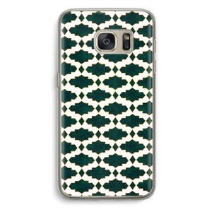 Moroccan tiles: Samsung Galaxy S7 Transparant Hoesje