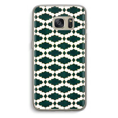 Moroccan tiles: Samsung Galaxy S7 Transparant Hoesje