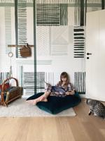 Behang Patchwork Rol Green