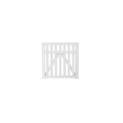 Wit Houten Tuinpoort Country 100 x 98 CM