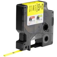 Labeltape krimpkous DYMO IND RHINO S0718270 Polyolefine Tapekleur: Geel Tekstkleur:Zwart 6 mm 1.5 m