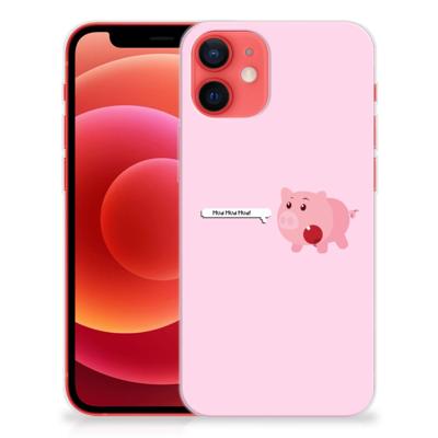 iPhone 12 Mini Telefoonhoesje met Naam Pig Mud iPhone 12 Mini Telefoonhoesje met Naam Pig Mud