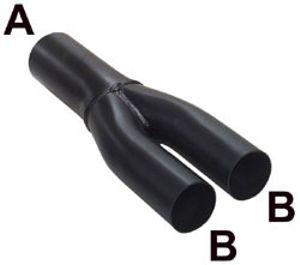 Y Buis 2,5 inch - 2 inch U906351
