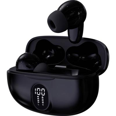 Denver TWE-57B BLACK In Ear oordopjes Mobiele telefoon Bluetooth Stereo Zwart