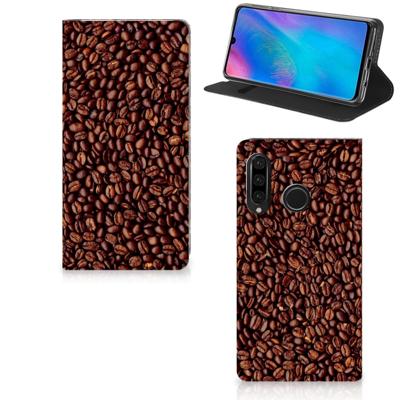 Huawei P30 Lite New Edition | Flip Style Cover | Koffiebonen