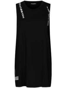 Dolce & Gabbana DGVIB3 logo-print cotton dress - Noir