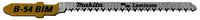 Makita Accessoires Decoupeerzgblad hout T. equivalent T101AOF Tandafstand 1,35mm Zacht- hardhout 1,5 - 15mm - B-10986