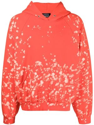 Liberal Youth Ministry hoodie en coton à effet délavé - Rouge