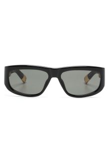 Jacquemus lunettes de soleil à monture rectangulaire - Noir