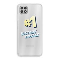 Victory Royale: Samsung Galaxy A22 4G Transparant Hoesje