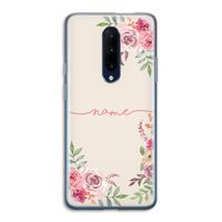 Rozen: OnePlus 7 Pro Transparant Hoesje