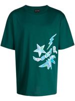 SPORT b. by agnès b. t-shirt en coton à imprimé graphique - Vert