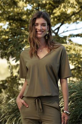 Studio Anneloes Vicky Shirt 13148 T-shirt Korte Mouw 8000 Earth