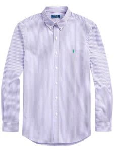 Polo Ralph Lauren chemise rayée à logo brodé - Violet