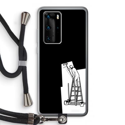 Musketon Painter: Huawei P40 Pro Transparant Hoesje met koord