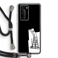Musketon Painter: Huawei P40 Pro Transparant Hoesje met koord