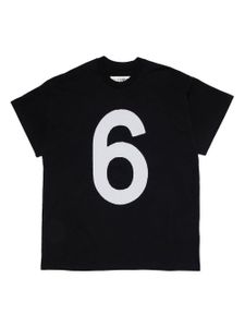 MM6 Maison Margiela Kids robe droite à logo - Noir