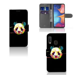 Samsung Galaxy A20e Leuk Hoesje Panda Color