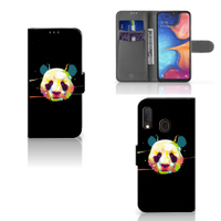 Samsung Galaxy A20e Leuk Hoesje Panda Color - thumbnail