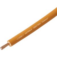 TRU COMPONENTS TC-13537040 Rubberkabel H07RN-F 1 x 4 mm² Oranje per meter