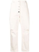 Rachel Comey jean cigarette à effet usé - Blanc Rachel Comey jean cigarette à effet usé - Blanc