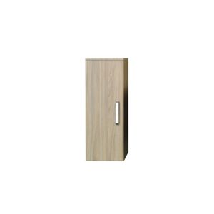 Kolomkast Sanicare Q9/Q10/Q11 Soft-Close Deur Chromen Greep 90x33,5x32 cm Grey-Wood