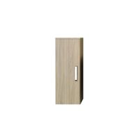Kolomkast Sanicare Q9/Q10/Q11 Soft-Close Deur Chromen Greep 90x33,5x32 cm Grey-Wood - thumbnail