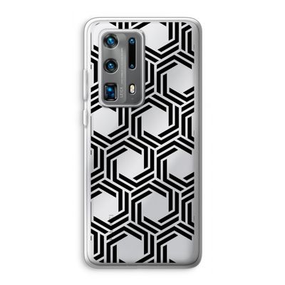 Geometrisch patroon: Huawei P40 Pro Plus Transparant Hoesje