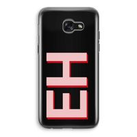 Monogram: Samsung Galaxy A5 (2017) Transparant Hoesje Monogram: Samsung Galaxy A5 (2017) Transparant Hoesje