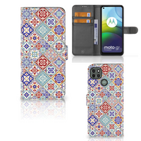 Motorola Moto G9 Power Bookcase Tiles Color