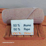 Slab Mama en Papa met badcape