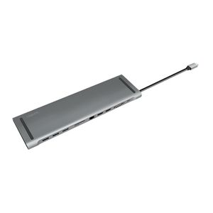 LogiLink UA0373 USB-C dockingstation Geschikt voor merk (dockingstation): Universeel USB-C Power Delivery, Geïntegreerde kaartlezer