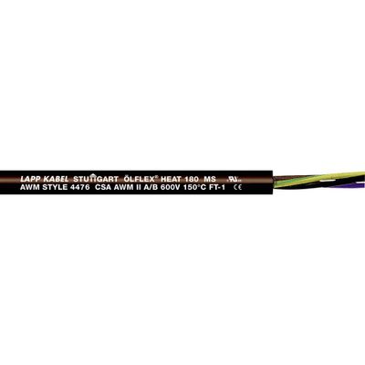 LAPP ÖLFLEX® HEAT 180 MS Hogetemperatuurkabel 7 G 0.50 mm² Zwart 46604/1000 1000 m