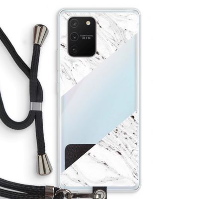 Biggest stripe: Samsung Galaxy S10 Lite Transparant Hoesje met koord
